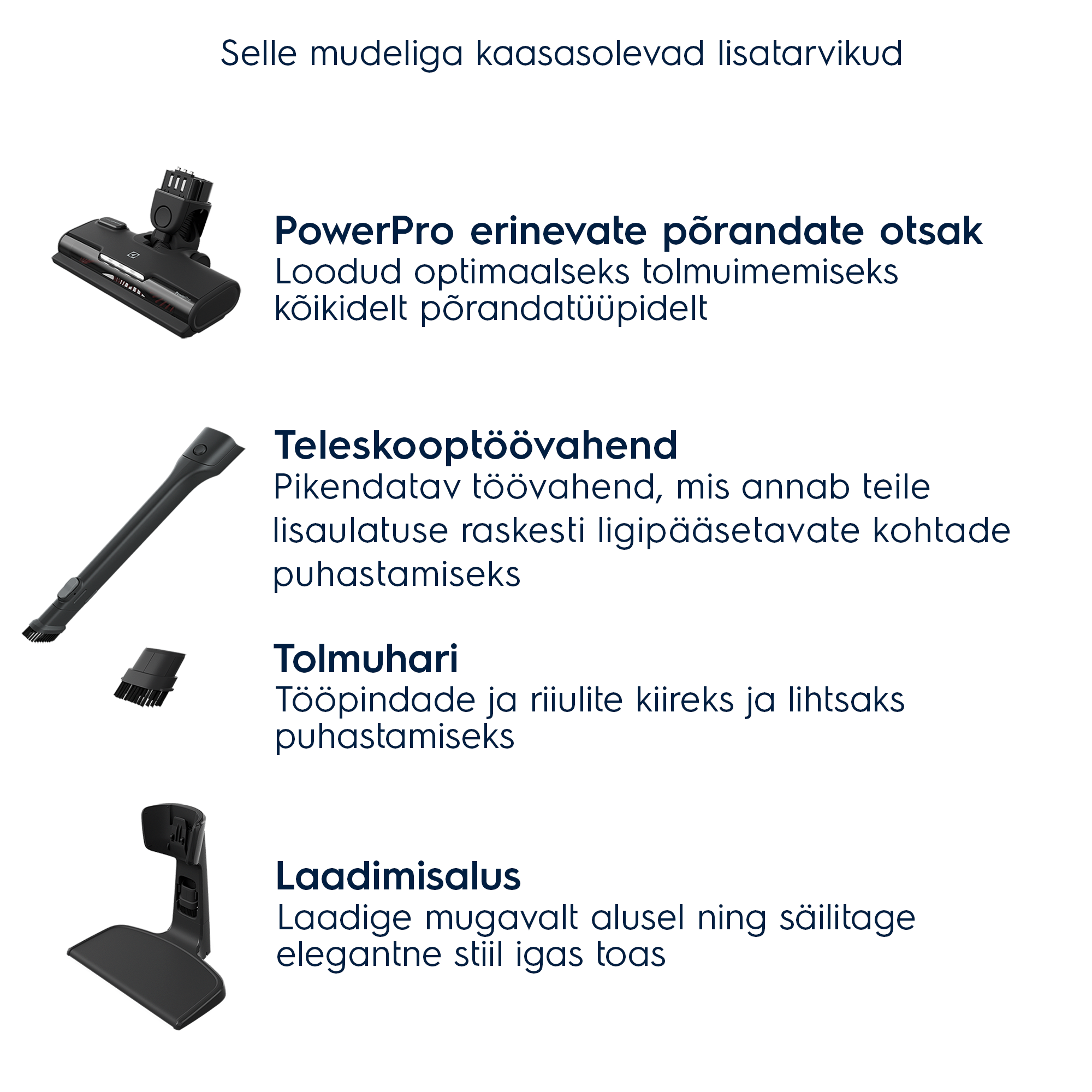 Electrolux - Juhtmeta varstolmuimejad - ES52CB18SH