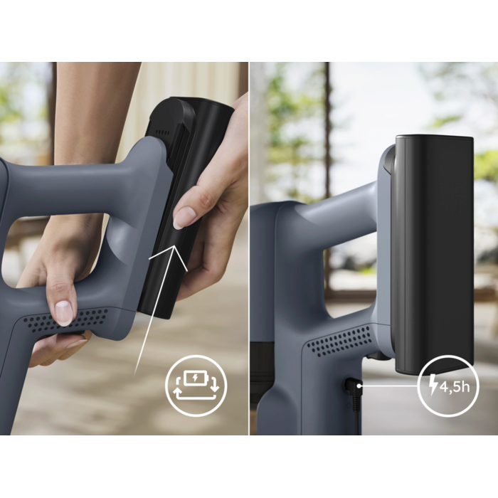 Charge right on the product – automatic protection stops overcharging