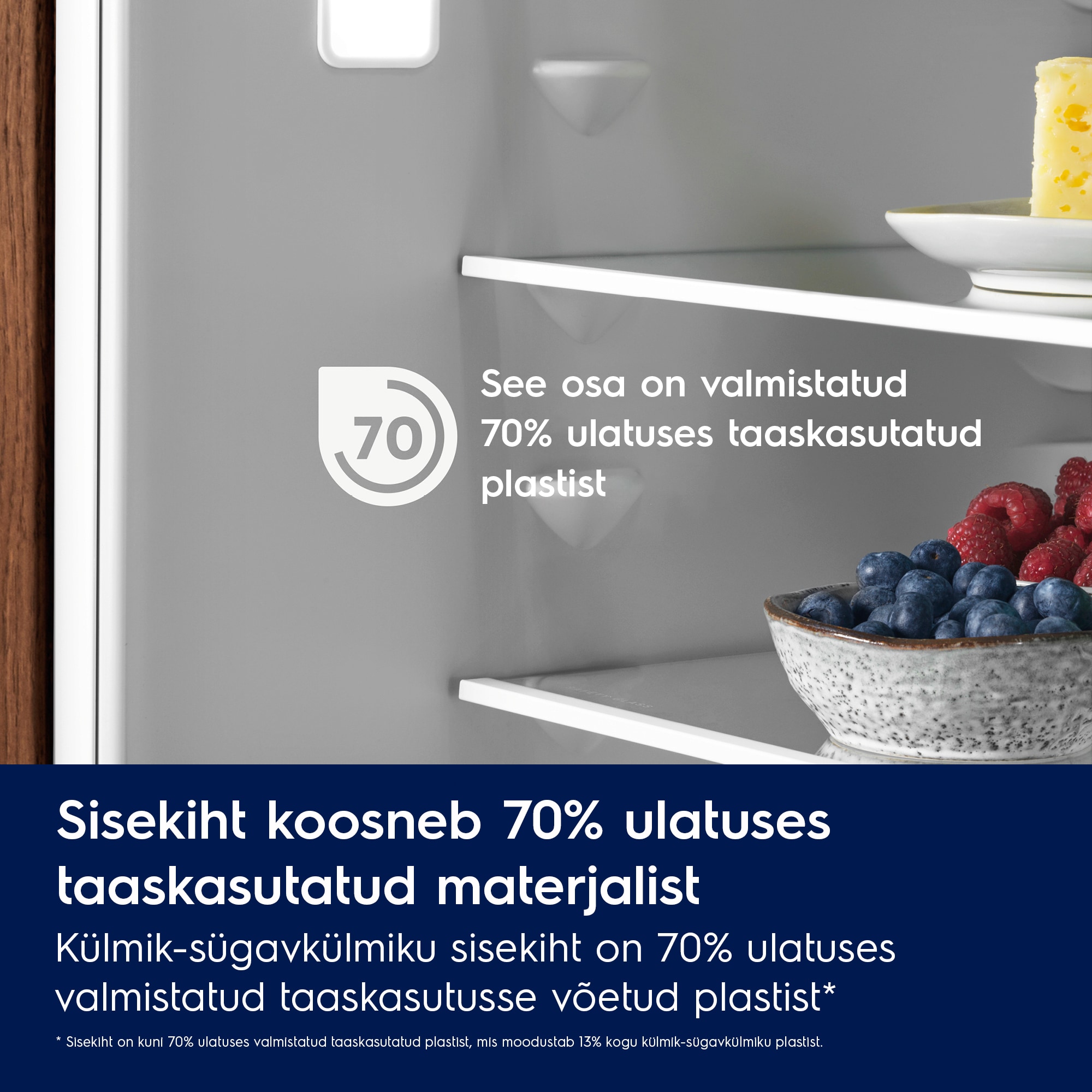 Electrolux - Integreeritav külmik-sügavkülmik - ENV9MC18S