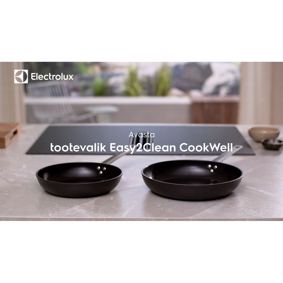 Electrolux - Pannikomplekt (nakkumatu pinnaga (26 cm + 30 cm) - E9HOECPS