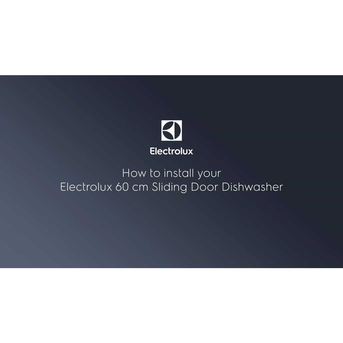 Electrolux - Integreeritav nõudepesumasin - EEG88600W