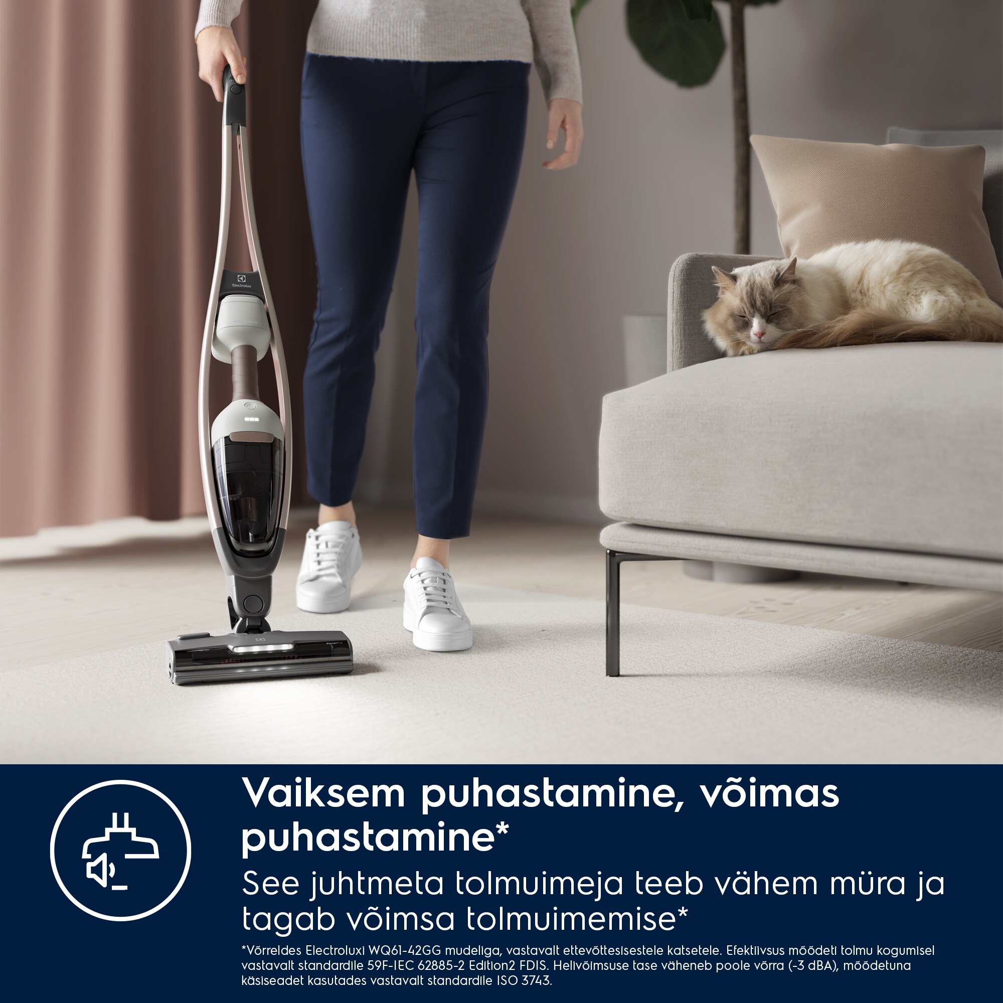 Electrolux - Juhtmeta varstolmuimejad - ES62P25WET
