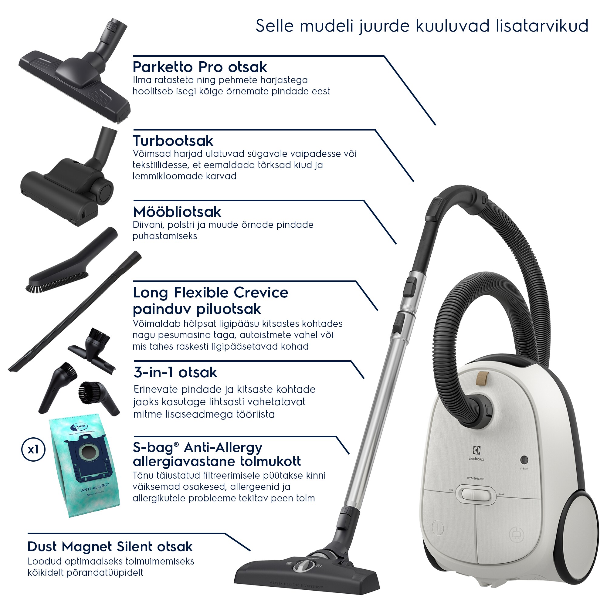 Electrolux - Tolmuimeja - EB61H6SW