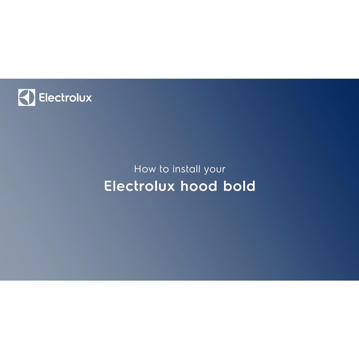 Electrolux - Integreeritav õhupuhasti - LFG719W