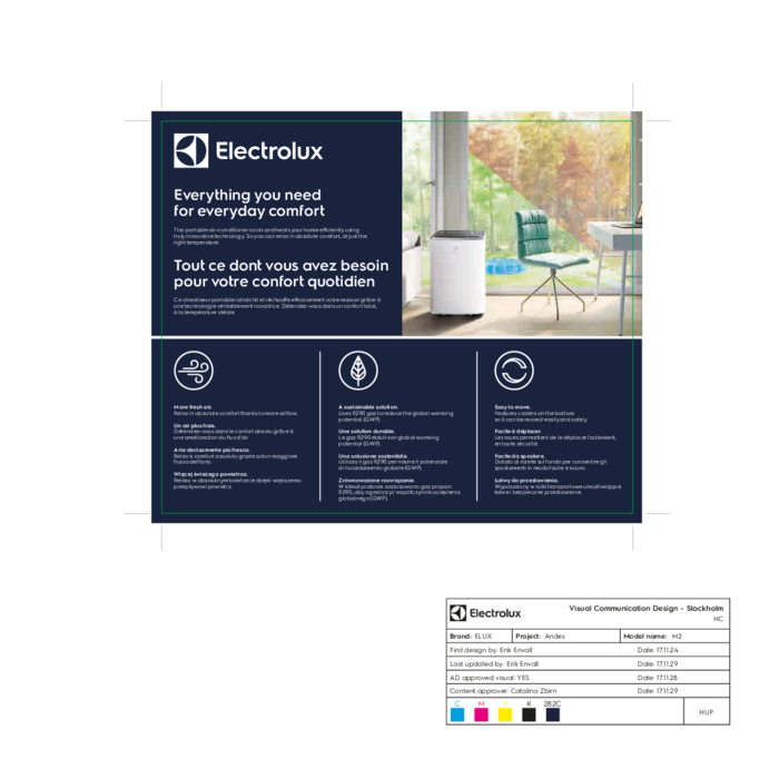 Electrolux - Portable Air Conditioner - EXP26U338HW