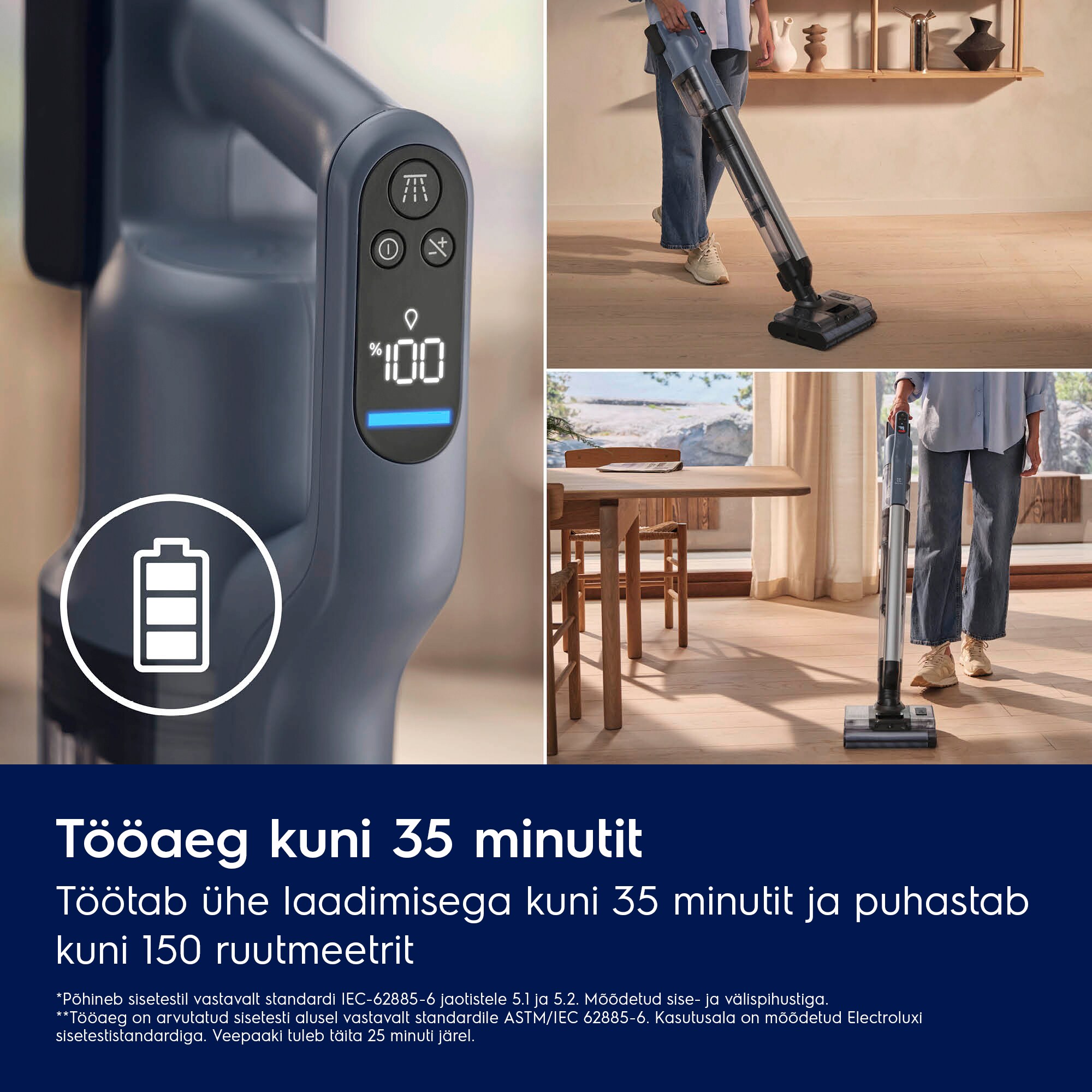 Electrolux - Wet & Dry juhtmeta tolmuimeja - EW82U1DB