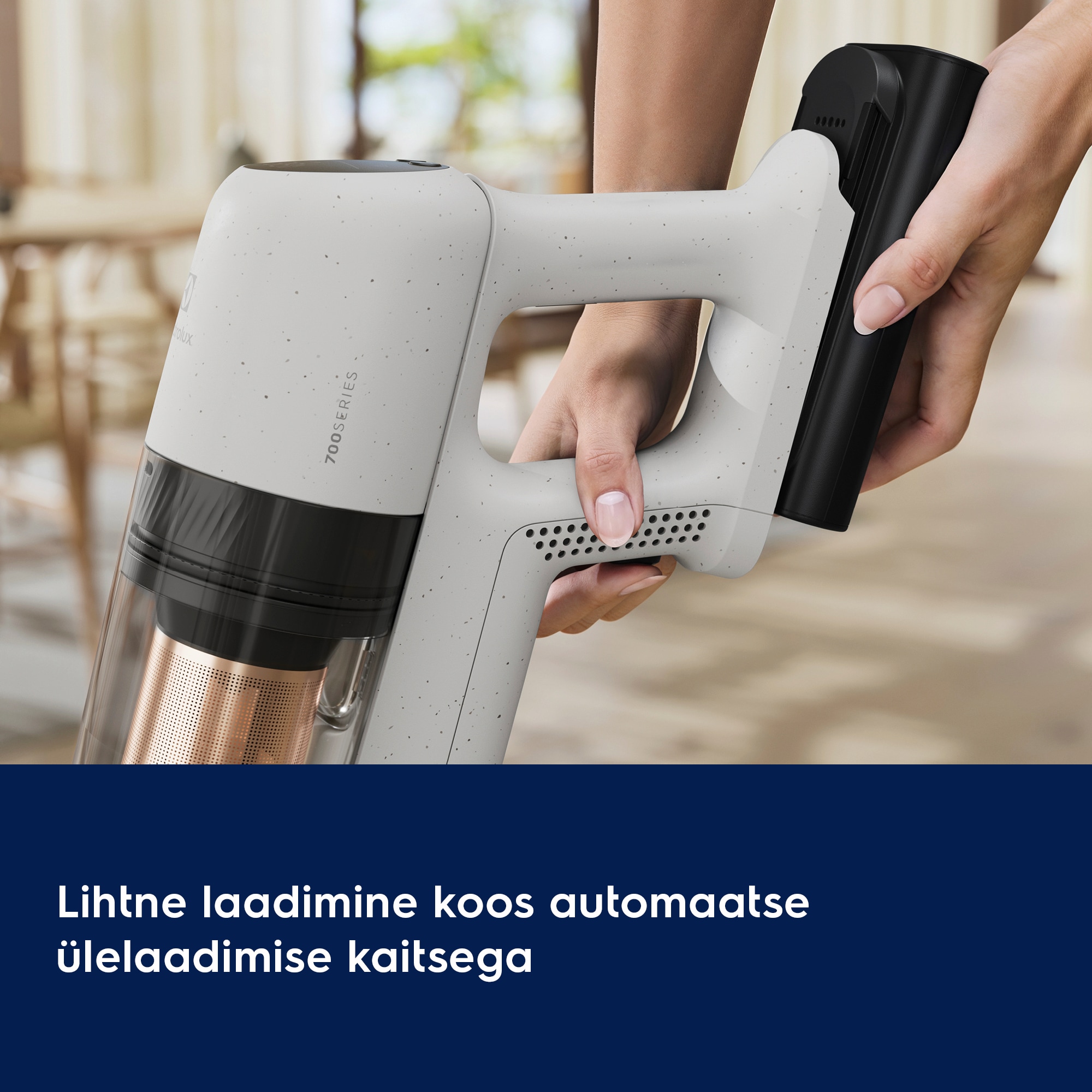 Lihtne laadimine koos automaatse ülelaadimise kaitsega
