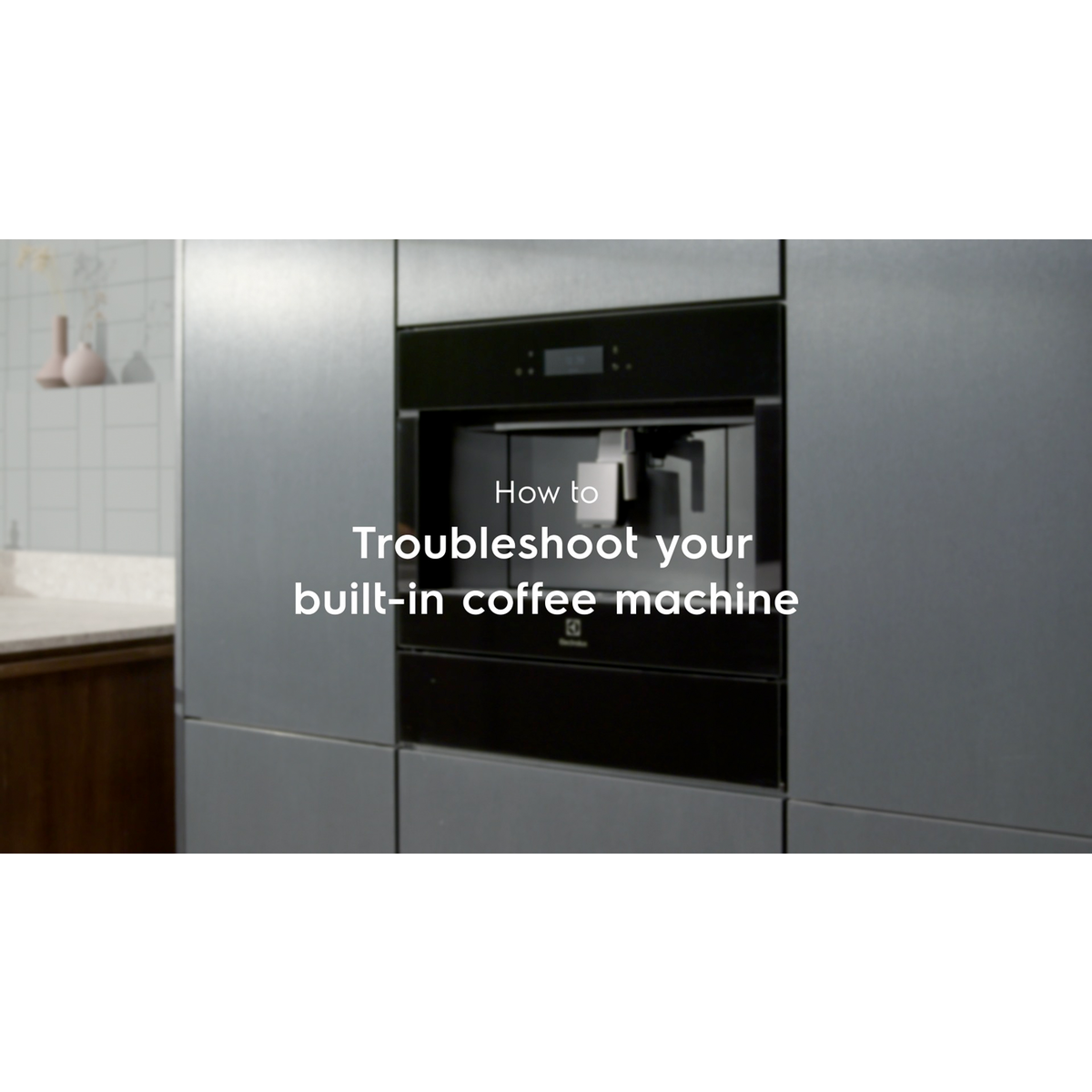 Electrolux - Integreeritav kohvimasin - KBC85H