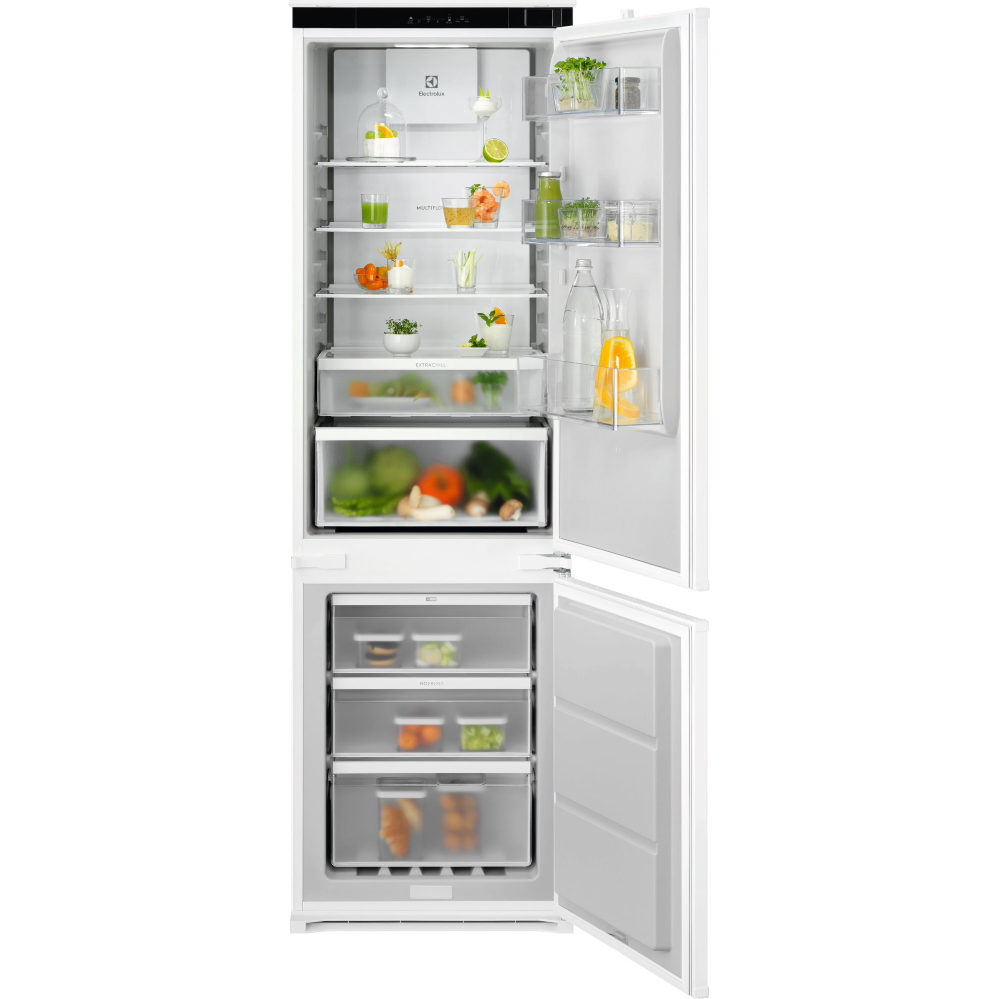 Electrolux - Integreeritav külmik-sügavkülmik - E6MNTE18S