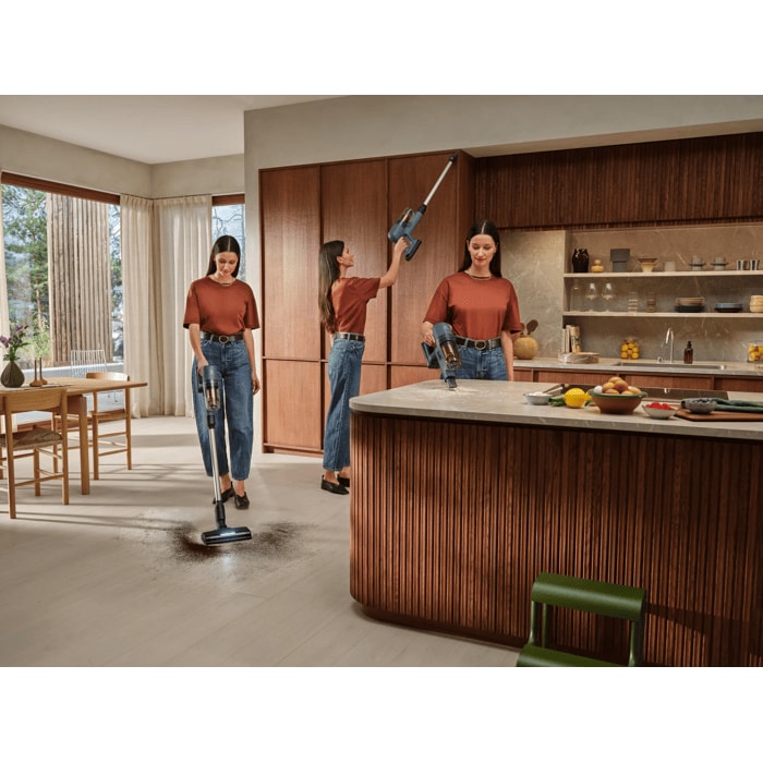 Lightweight cordless cleaner combining power and effortless functionality for easy use.