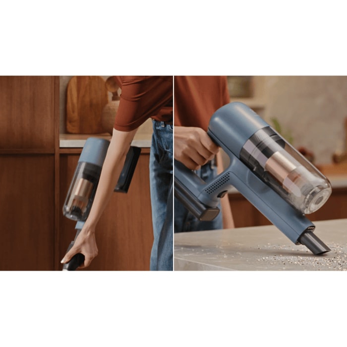 Quick release lets you switch from stick to hand unit in seconds 