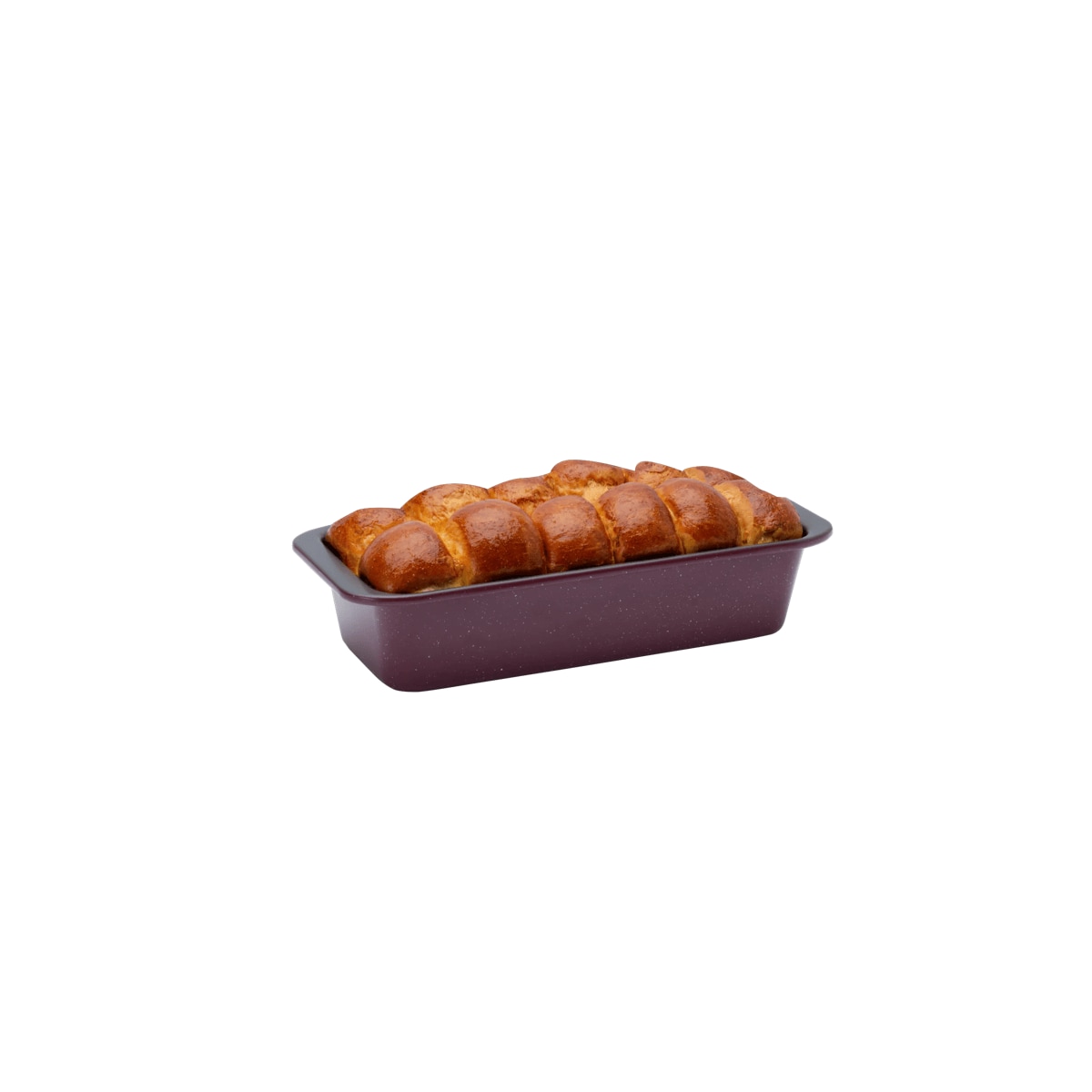 Product in use, tray fileld with a briosh bread loaf