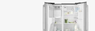 Electrolux kõrvuti ustega külmik-sügavkülmik