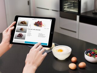 Retsepti valimine tahvelarvuti rakendusega My Electrolux