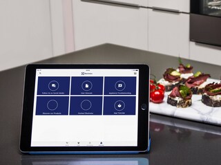 Rakenduse My Electrolux toodete jaotis tahvelarvutis