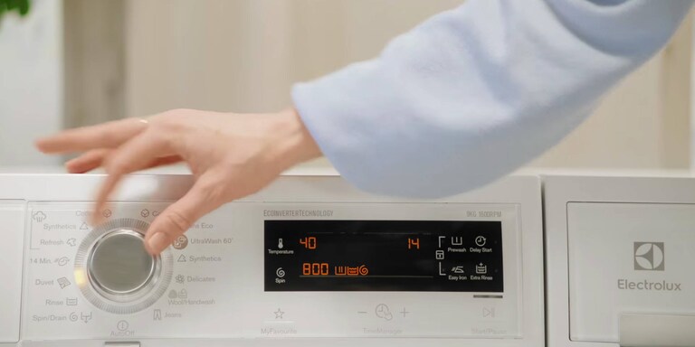 Electroluxi pesumasina madala temperatuuriga programm