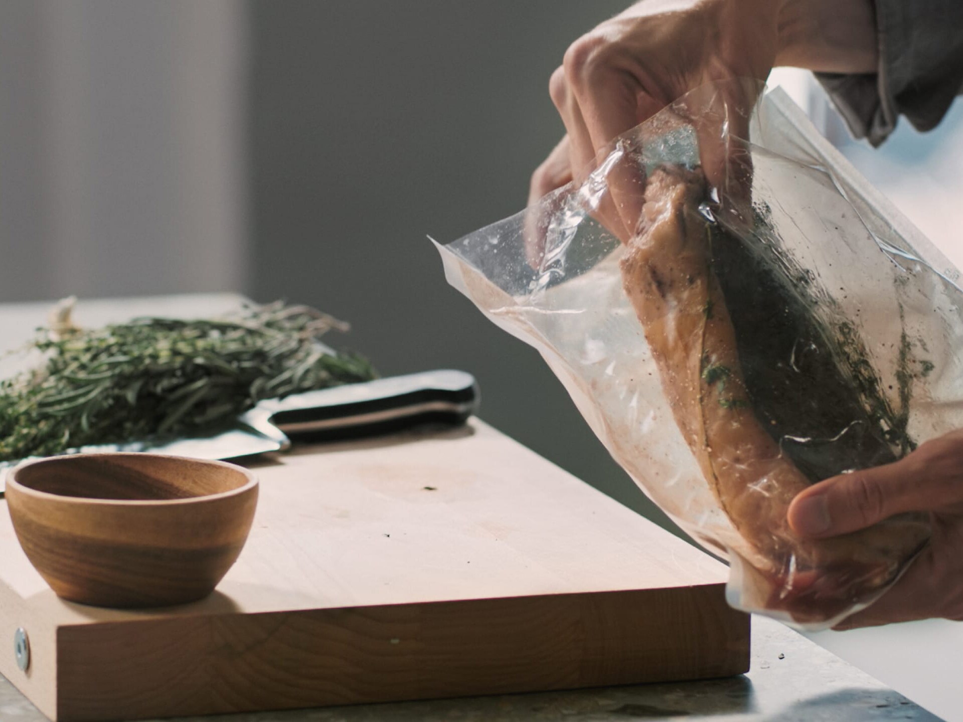 kala küpsetamine sous-vide funktsiooniga