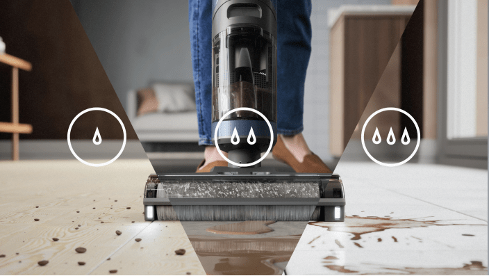 Vacuum cleaning dirt