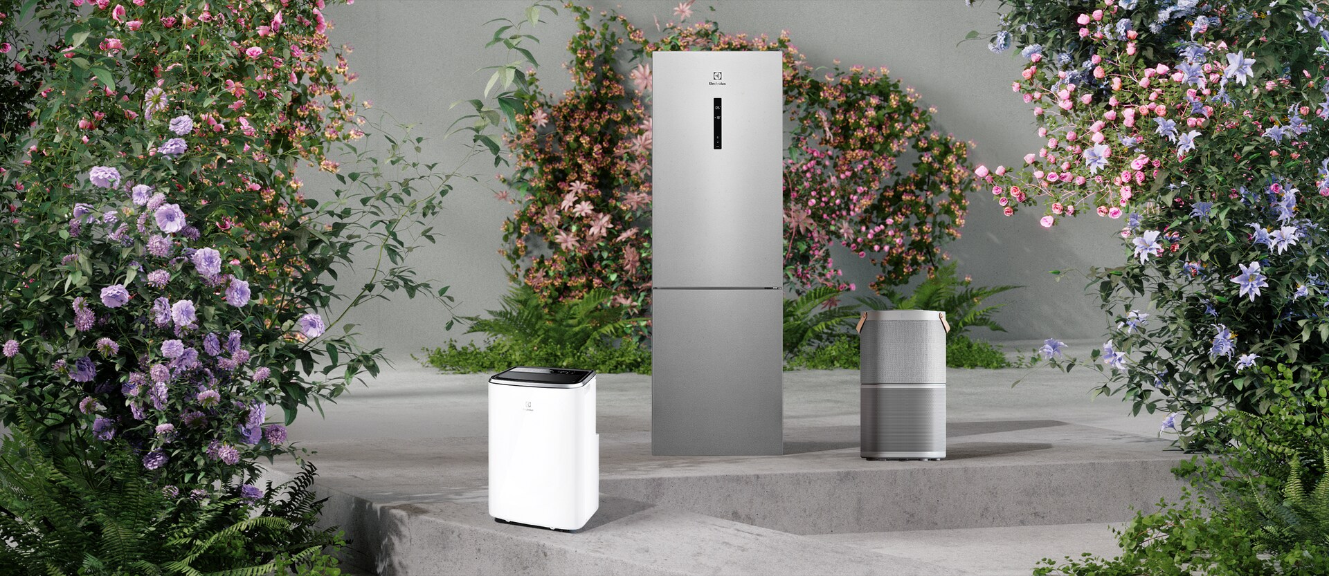 Electroluxi kodumasinad niitude ja puude taustal